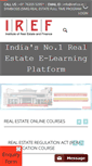 Mobile Screenshot of iref.co.in